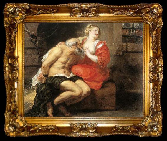 framed  Peter Paul Rubens Cimon and Pero, ta009-2
